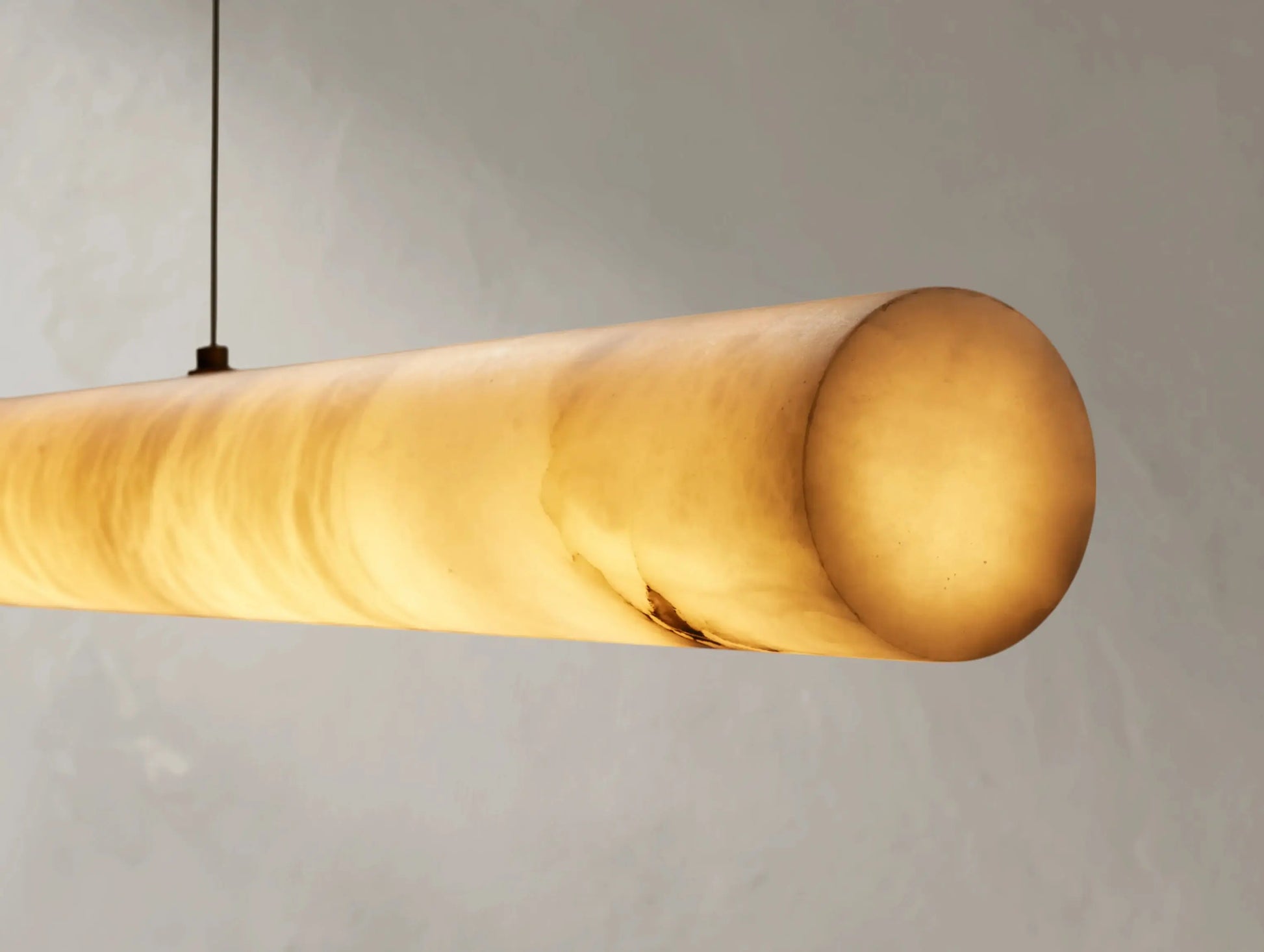 Hamary Chiseled Linear Alabaster Chandelier ARDENEL