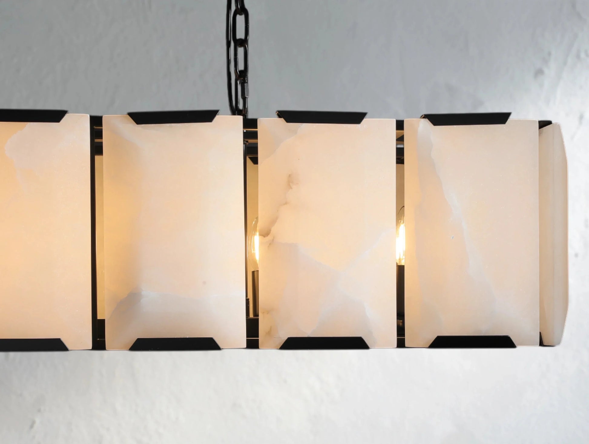 Valonne Calcite Rectangular Chandelier ARDENEL
