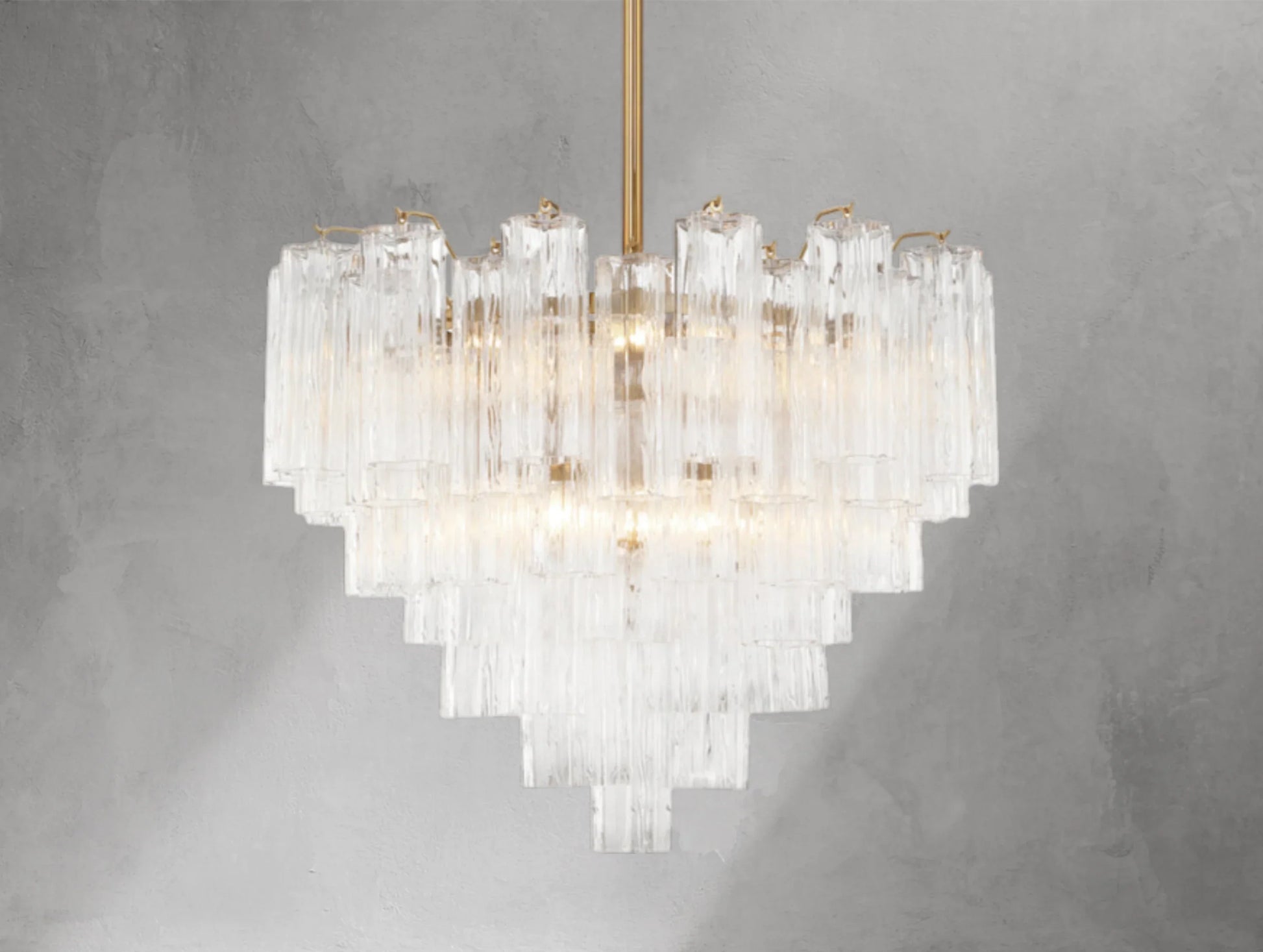 Adois Glass Multi-layer Round Chandelier - ARDENEL