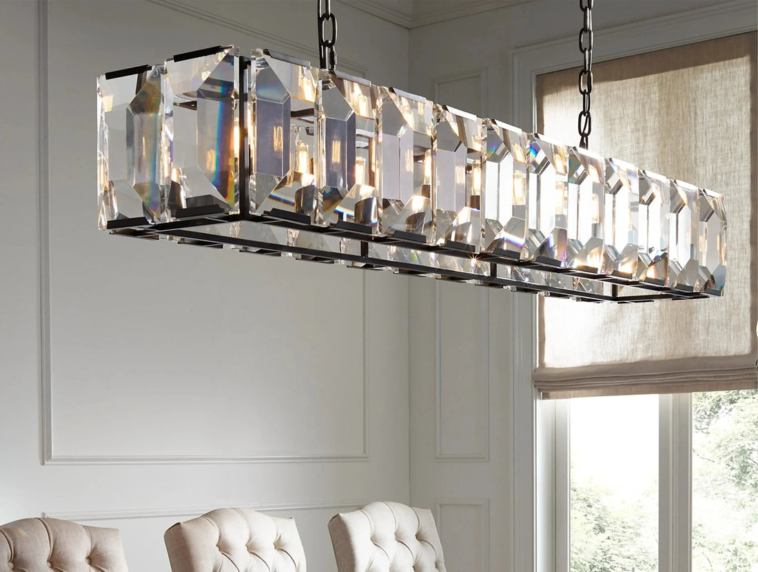 Valonne Crystal Rectangular Chandelier ARDENEL