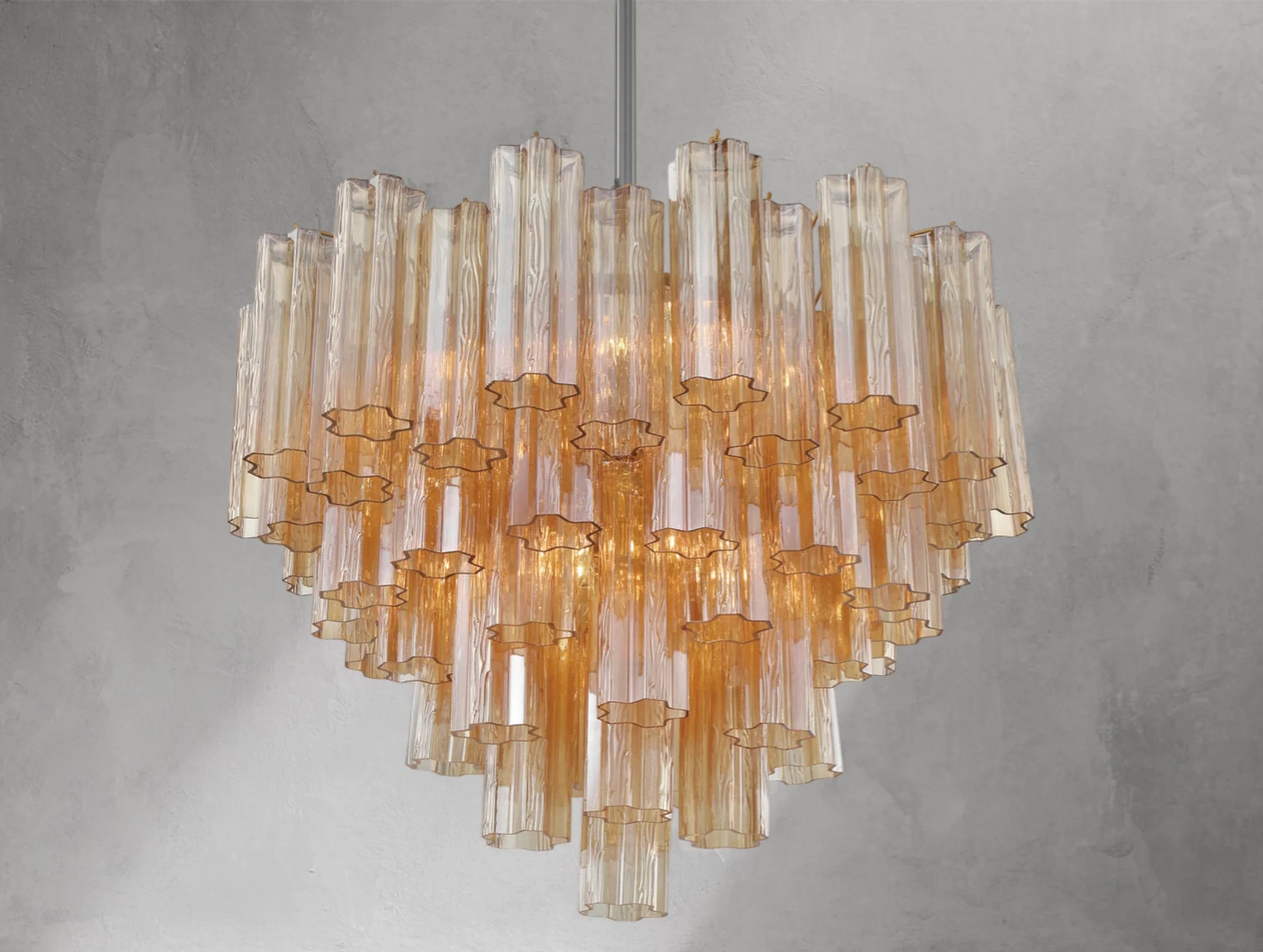 Adois Glass Multi-layer Round Chandelier - ARDENEL