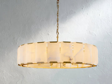 Valonne Calcite Round Chandelier ARDENEL