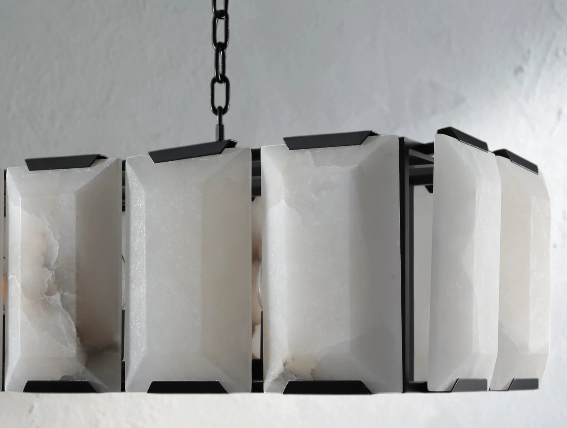 Valonne Calcite Rectangular Chandelier ARDENEL