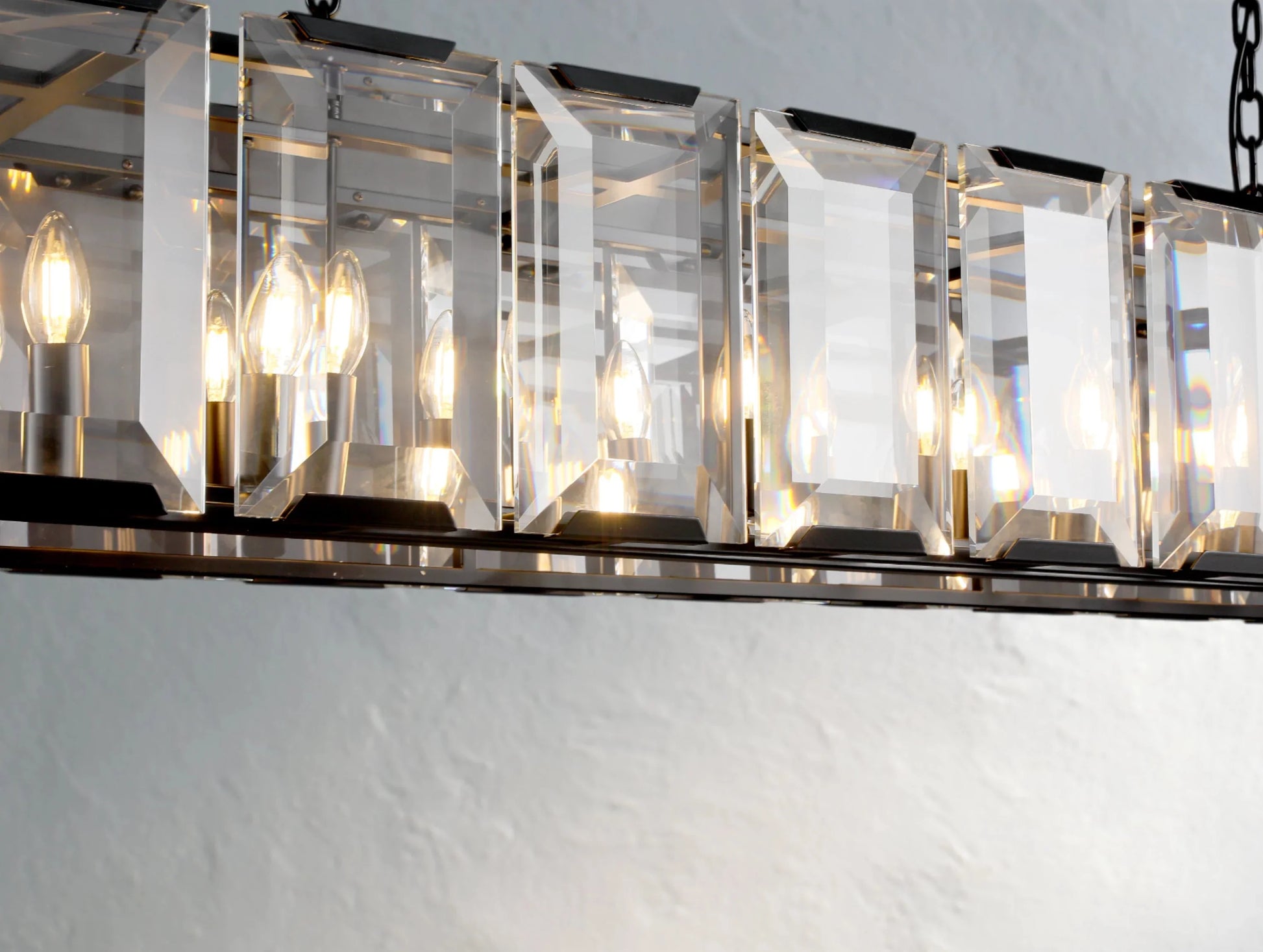 Valonne Crystal Rectangular Chandelier ARDENEL