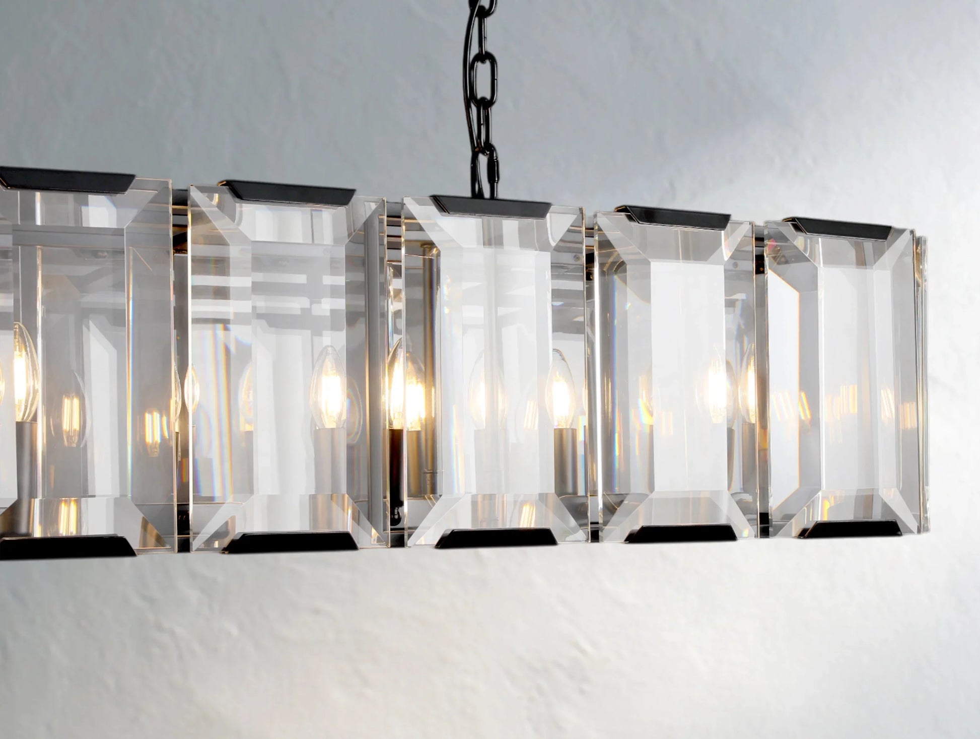 Valonne Crystal Rectangular Chandelier ARDENEL