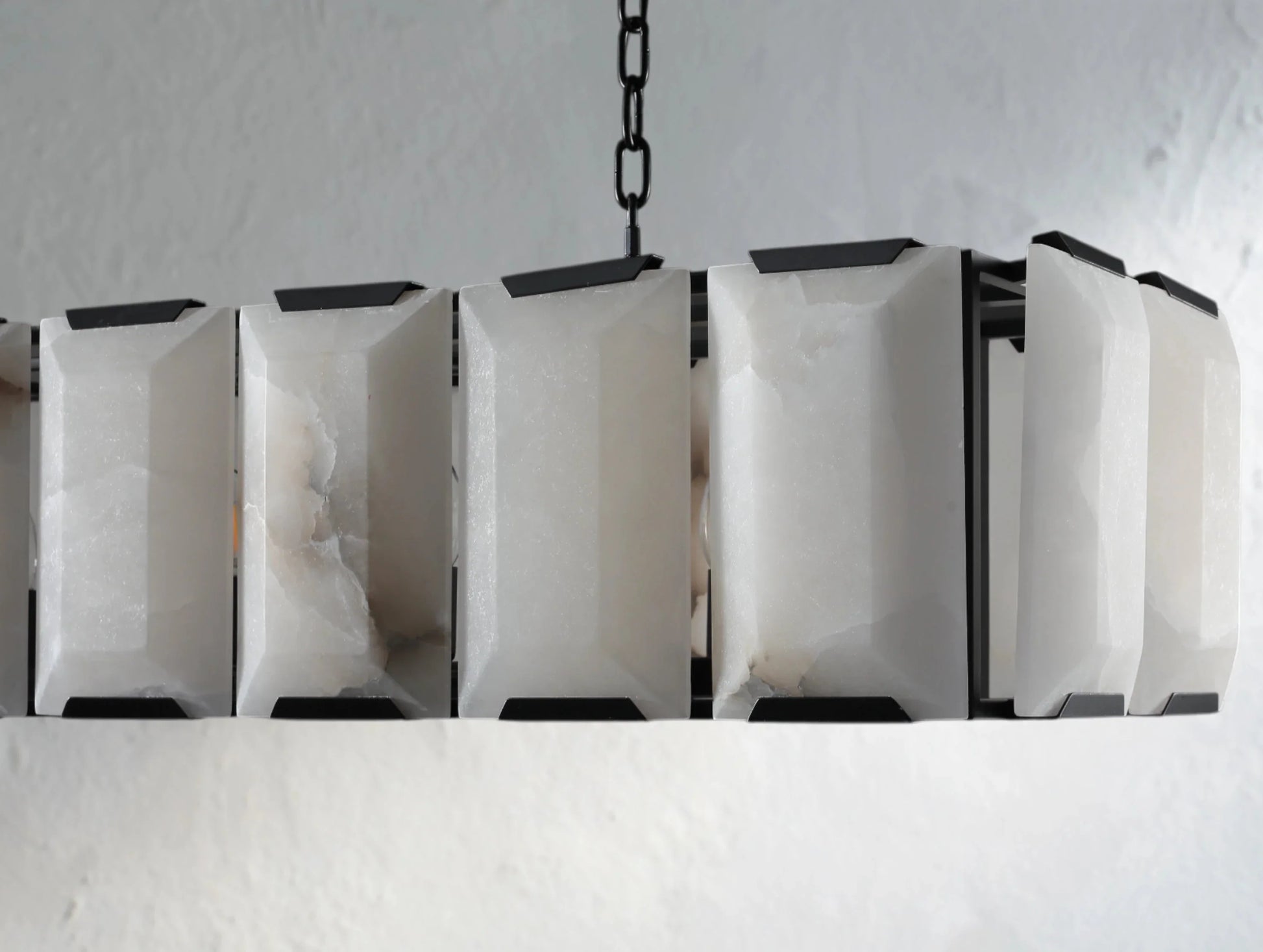 Valonne Calcite Rectangular Chandelier ARDENEL
