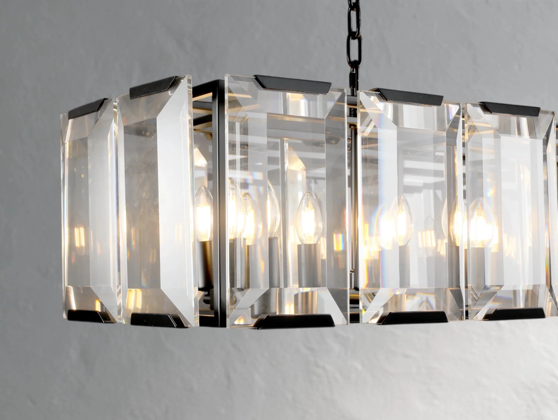 Valonne Crystal Rectangular Chandelier ARDENEL
