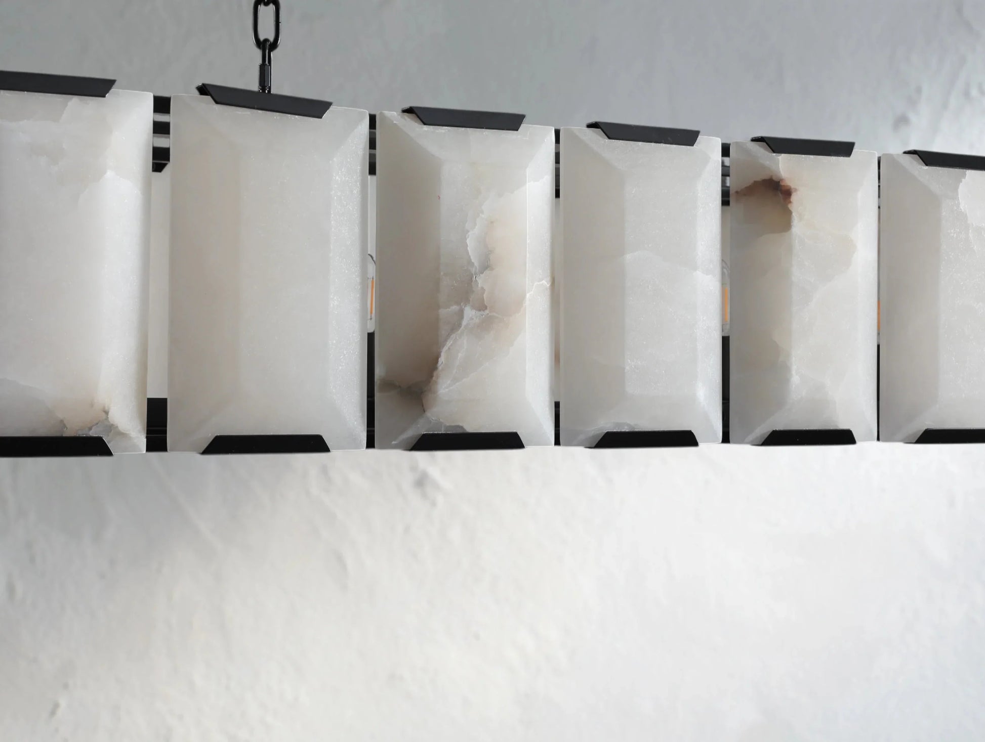 Valonne Calcite Rectangular Chandelier ARDENEL