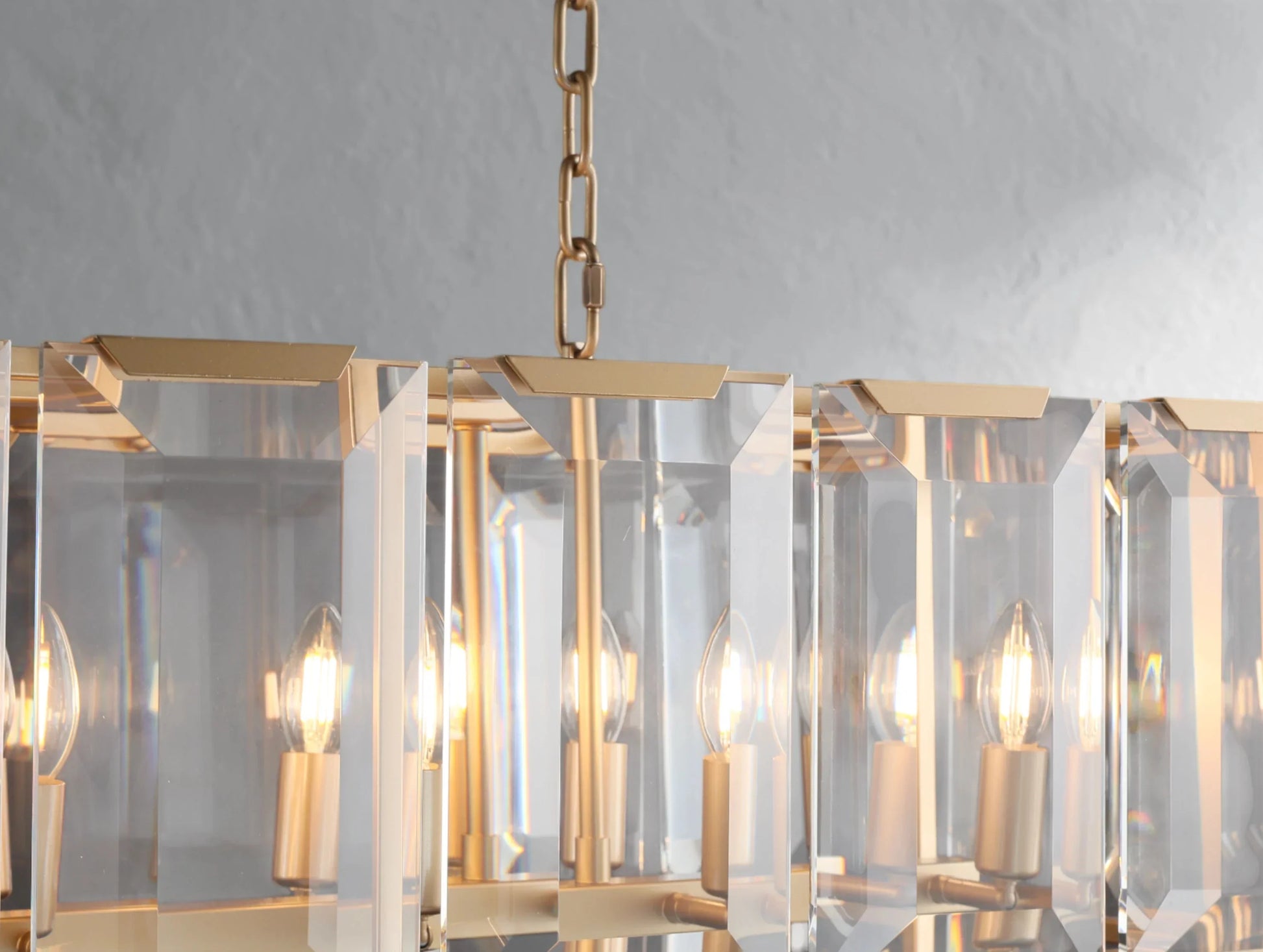 Valonne Crystal Rectangular Chandelier ARDENEL