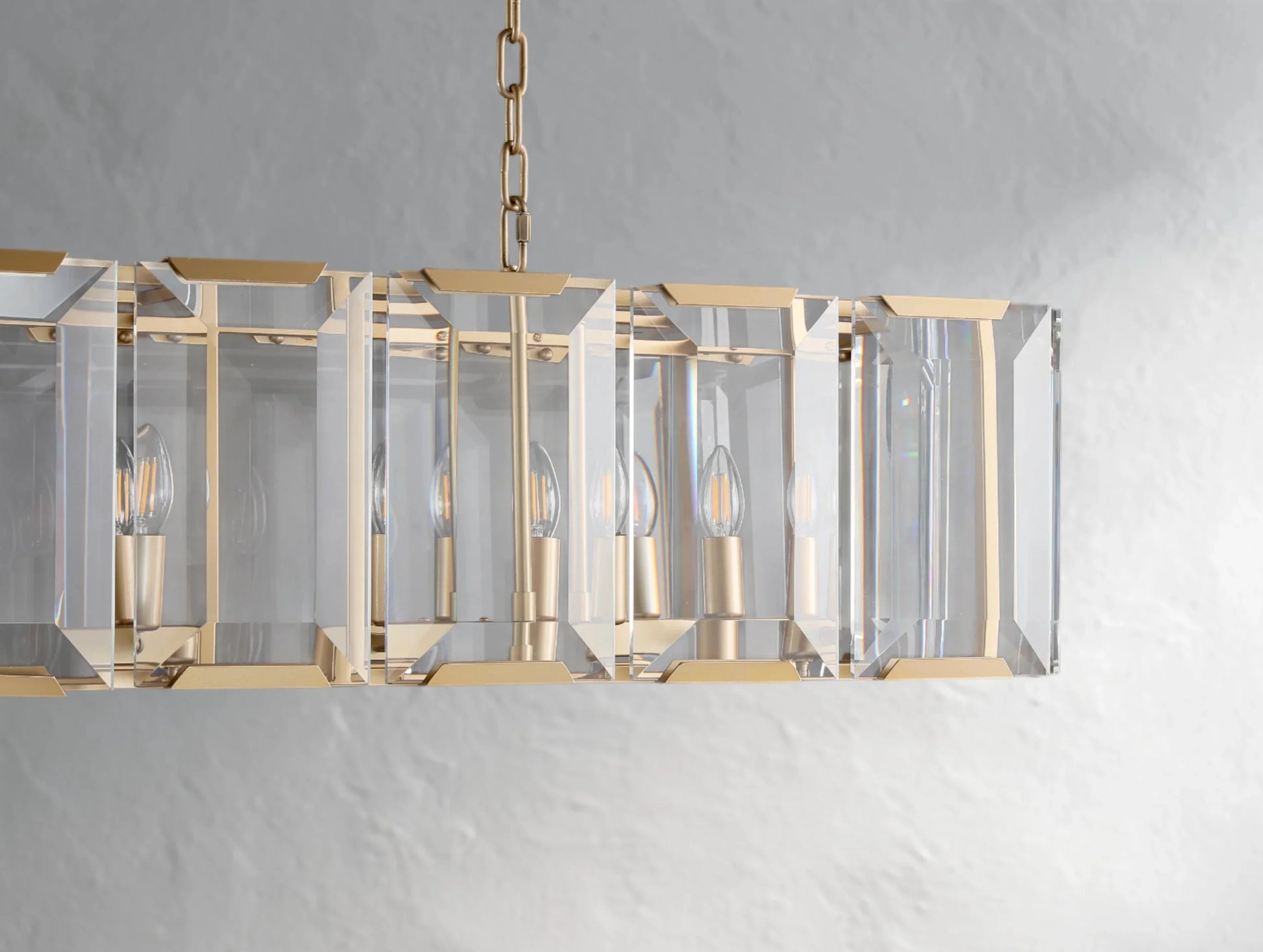 Valonne Crystal Rectangular Chandelier ARDENEL