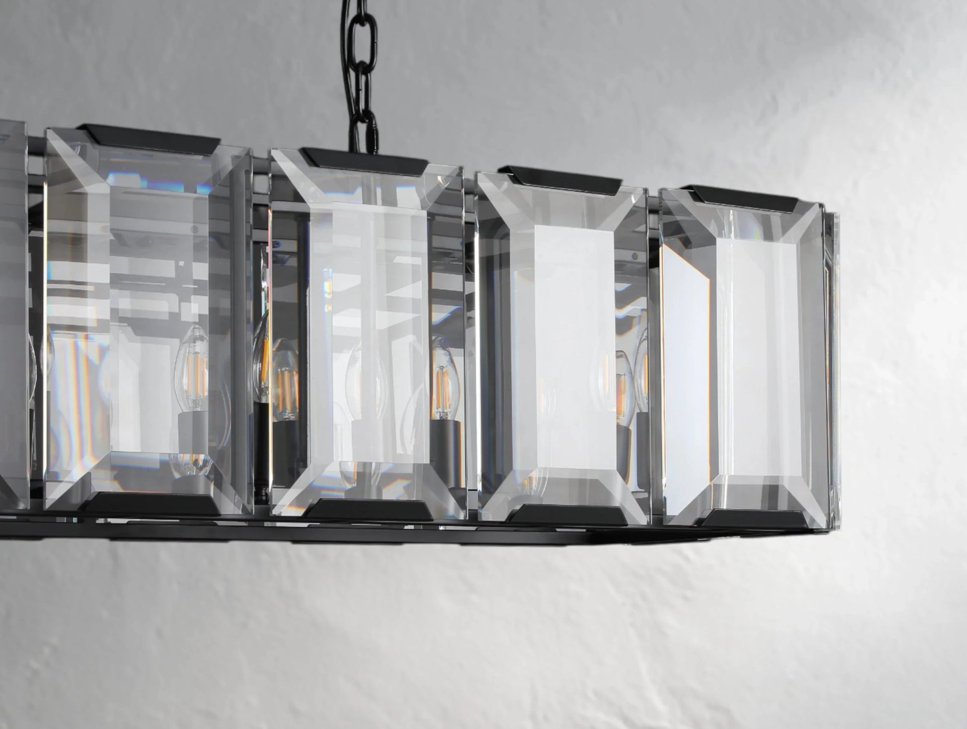 Valonne Crystal Rectangular Chandelier ARDENEL