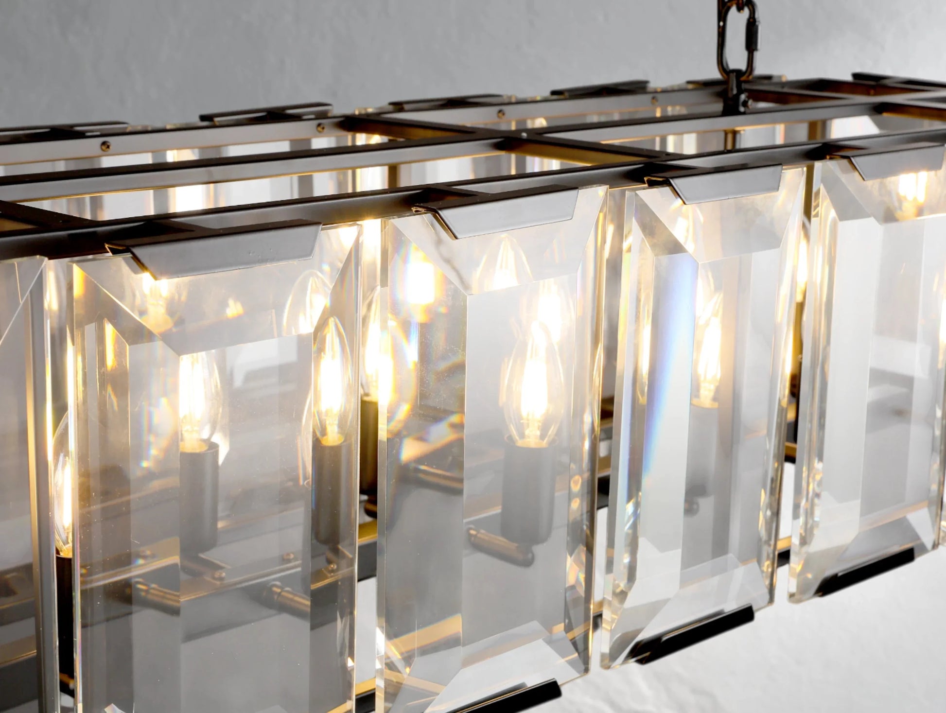Valonne Crystal Rectangular Chandelier ARDENEL