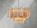 Adois Glass Tiered Round Chandelier - ARDENEL