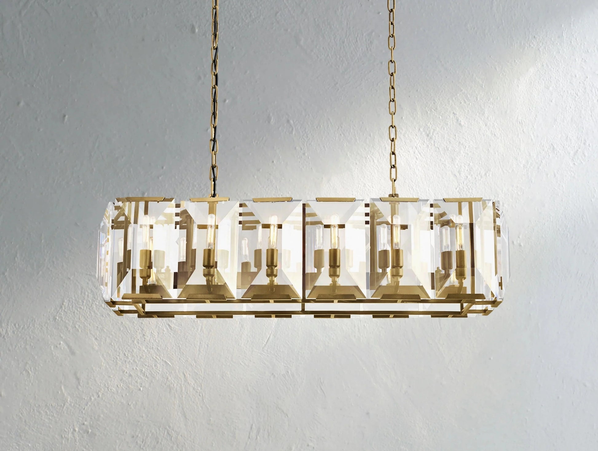 Valonne Crystal Rectangular Chandelier ARDENEL