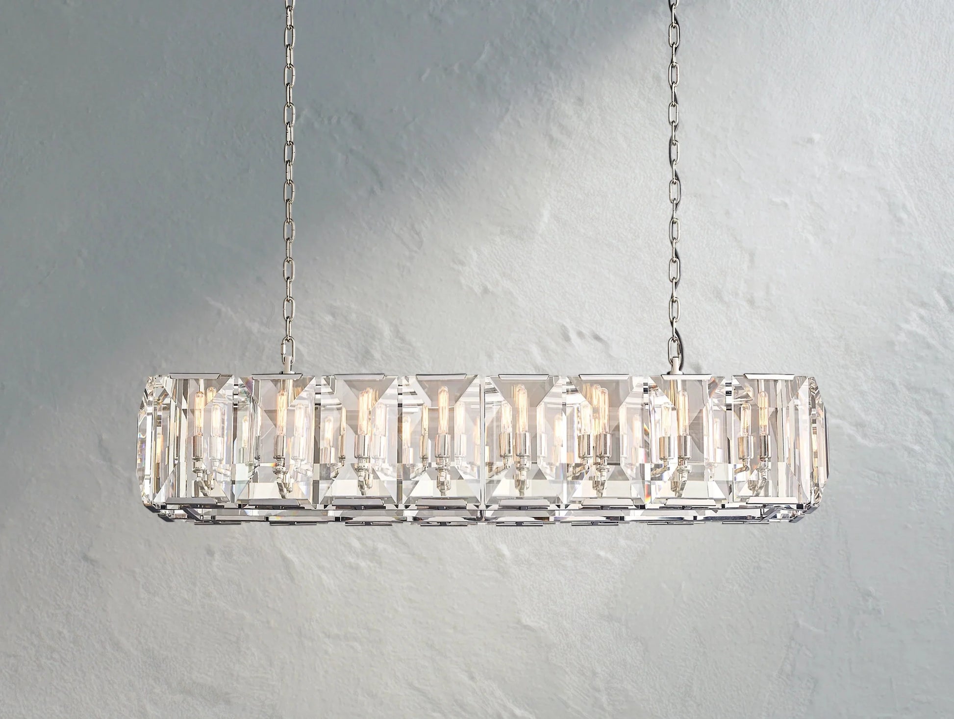 Valonne Crystal Rectangular Chandelier ARDENEL