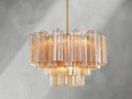 Adois Glass Tiered Round Chandelier - ARDENEL