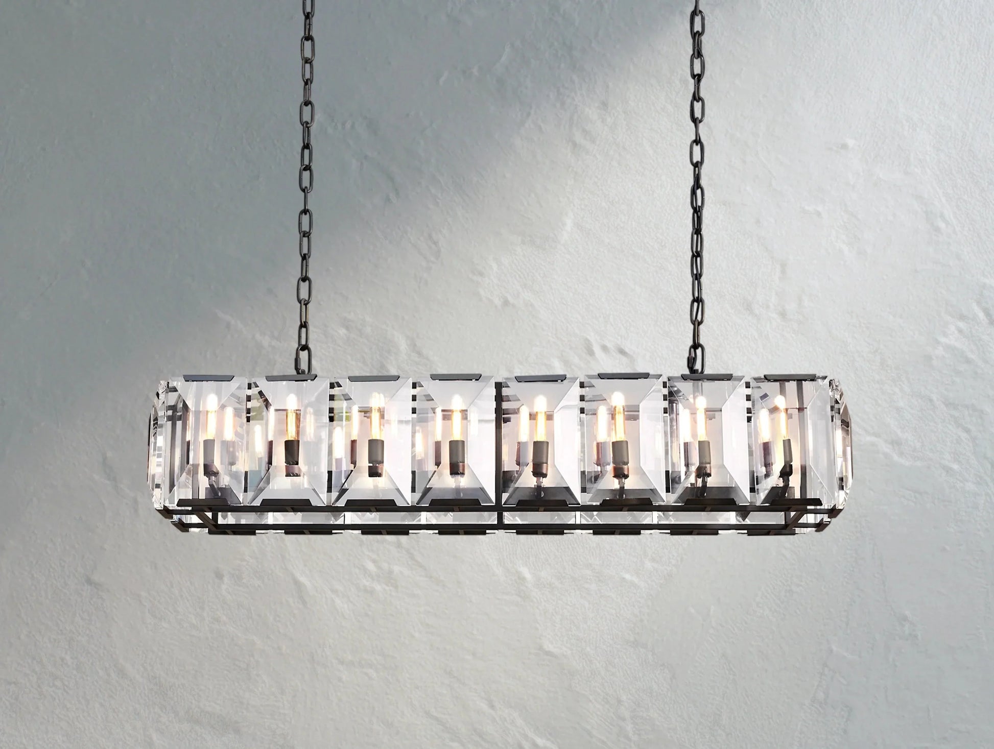 Valonne Crystal Rectangular Chandelier ARDENEL