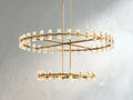 Gearra LED Round Two-Tier Chandelier ARDENEL