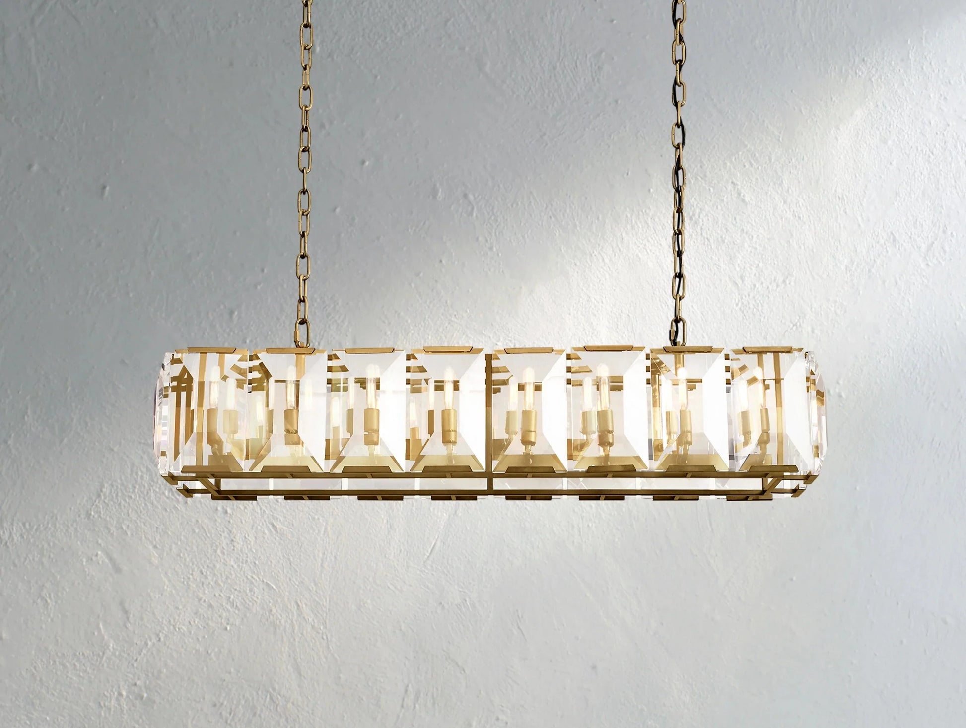 Valonne Crystal Rectangular Chandelier ARDENEL