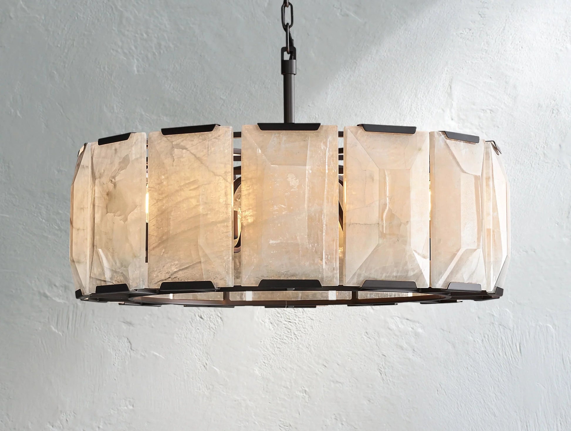 Valonne Calcite Round Chandelier ARDENEL
