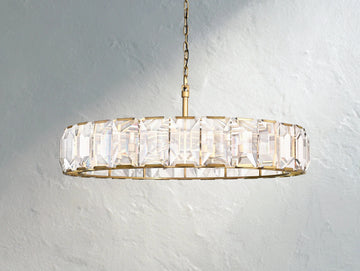 Valonne Crystal Round Chandelier ARDENEL