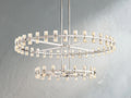 Gearra LED Round Two-Tier Chandelier ARDENEL