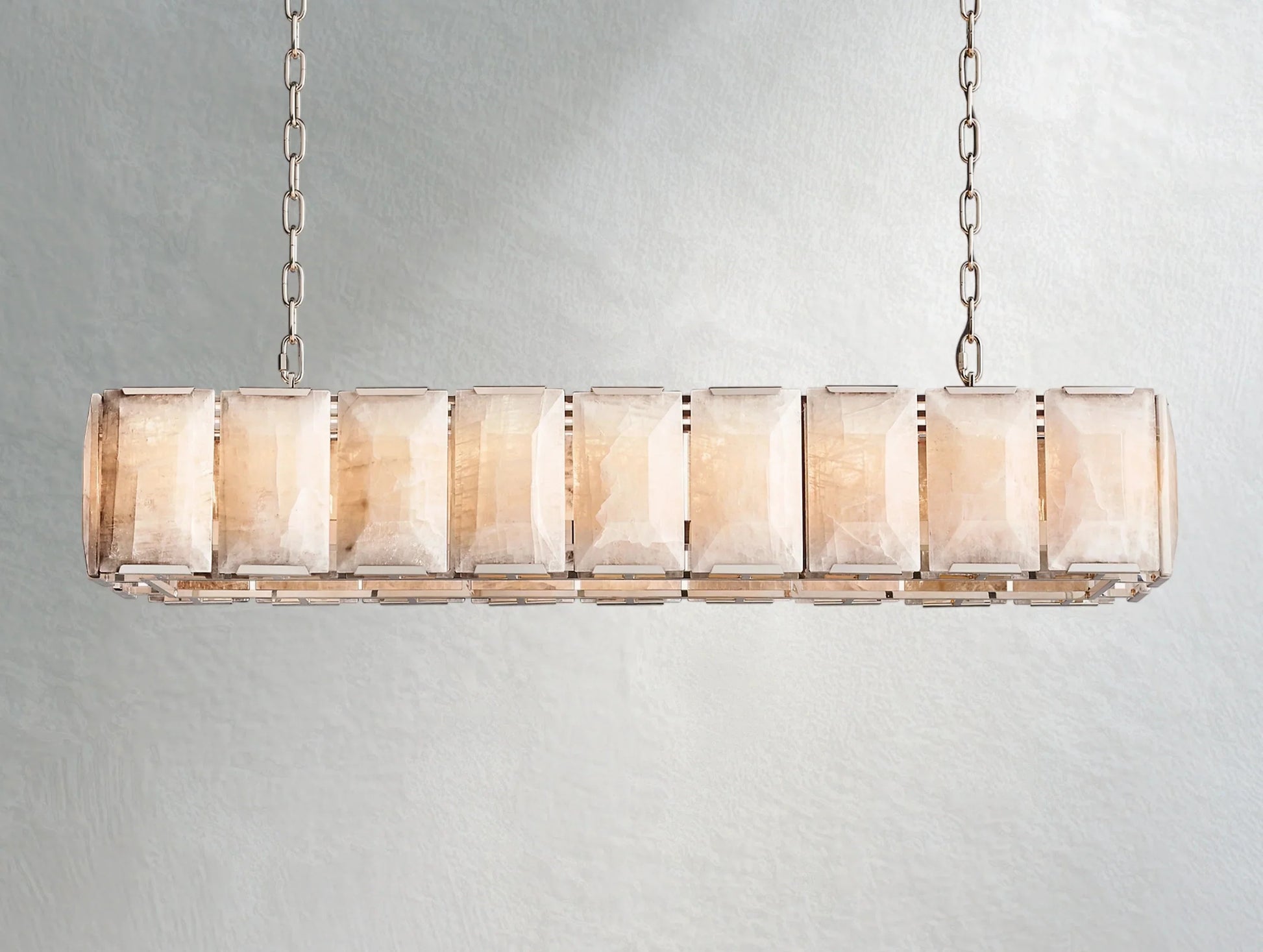Valonne Calcite Rectangular Chandelier ARDENEL