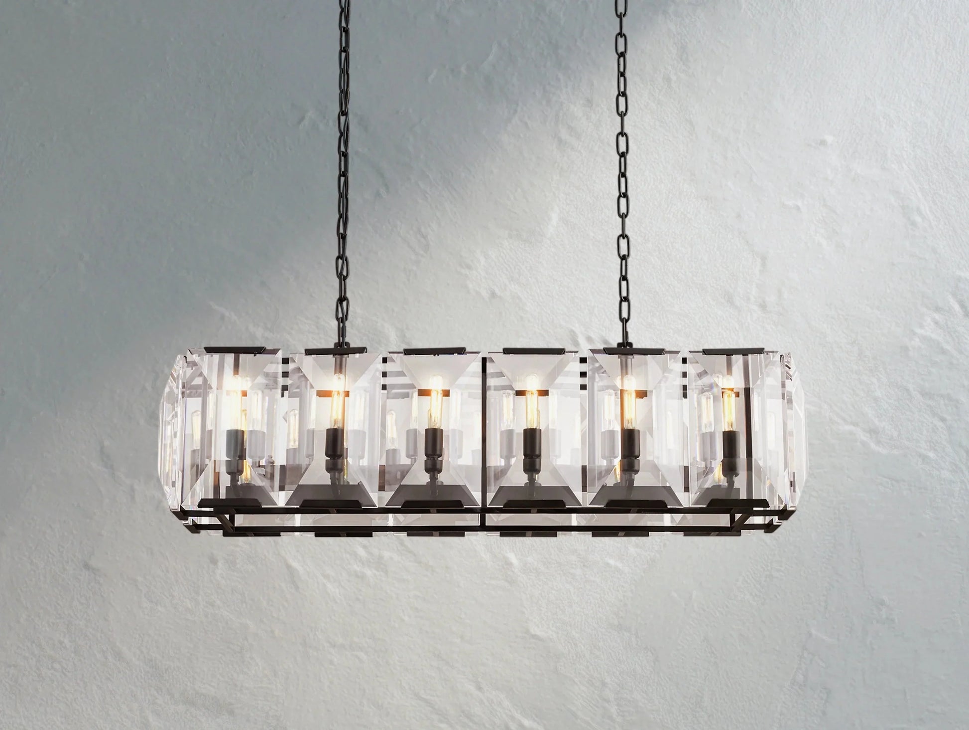 Valonne Crystal Rectangular Chandelier ARDENEL