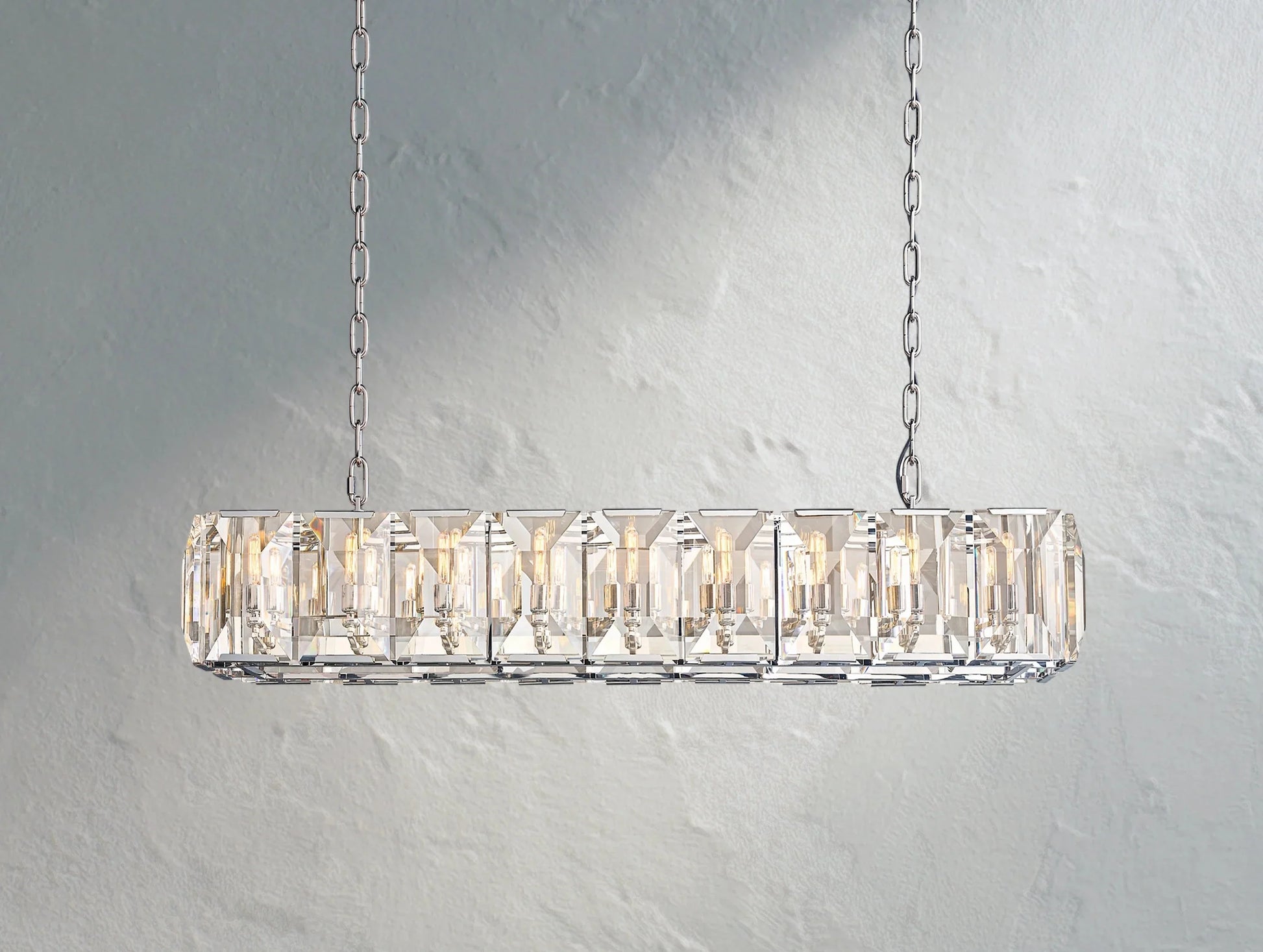 Valonne Crystal Rectangular Chandelier ARDENEL