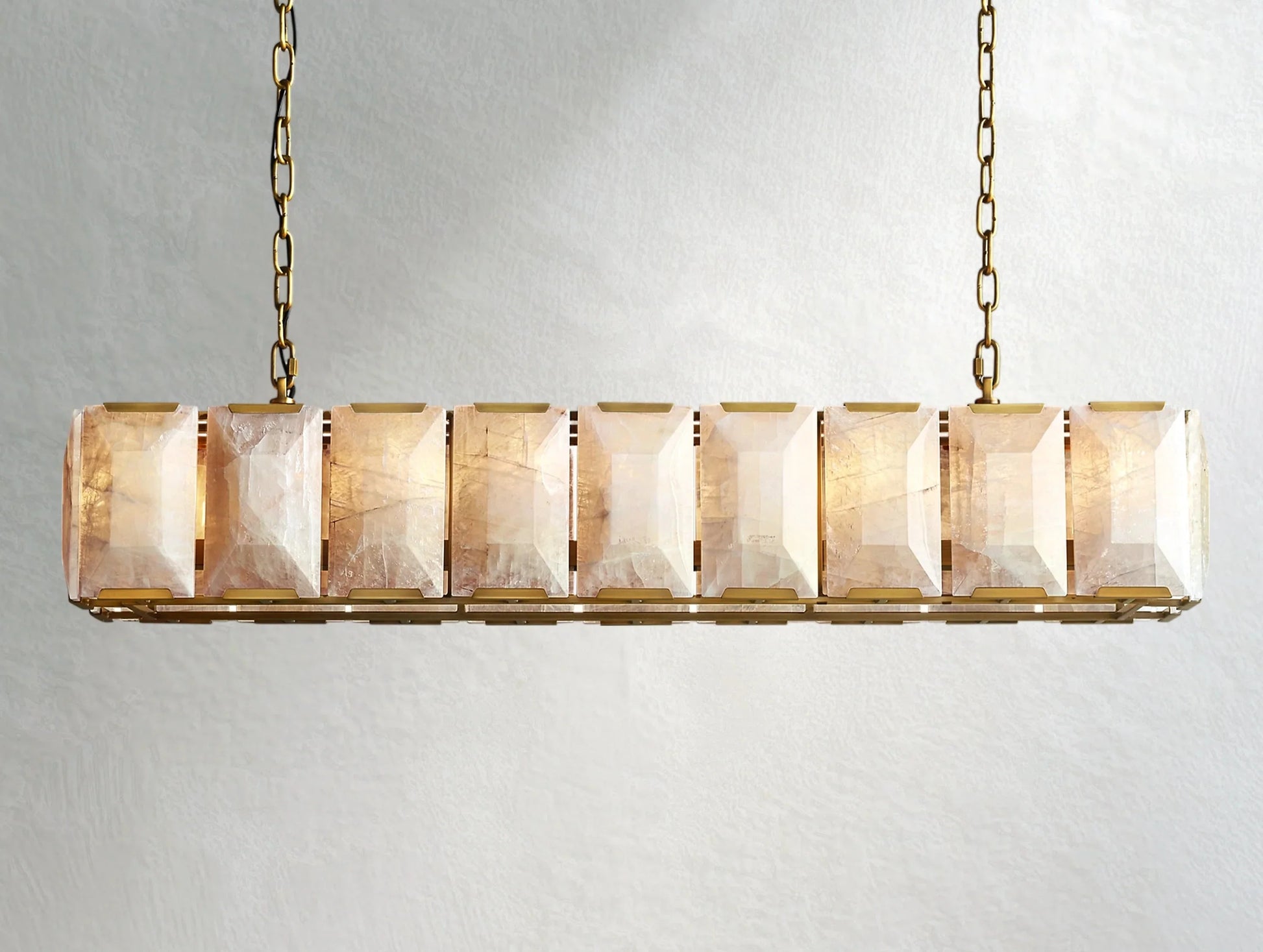 Valonne Calcite Rectangular Chandelier ARDENEL