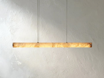 Hamary Chiseled Linear Alabaster Chandelier ARDENEL