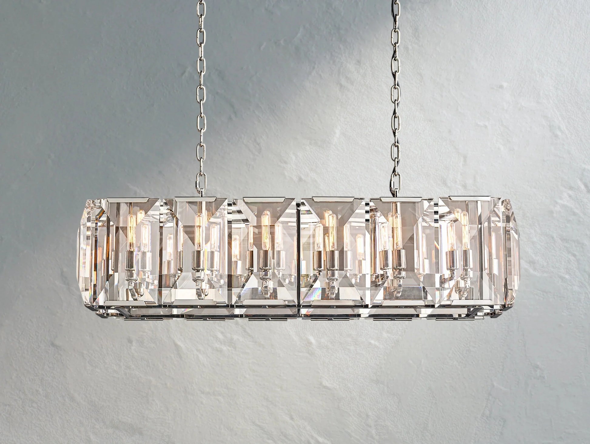 Valonne Crystal Rectangular Chandelier ARDENEL