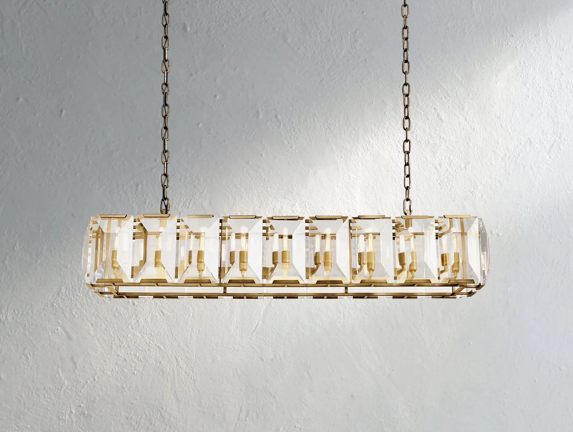 Valonne Crystal Rectangular Chandelier ARDENEL
