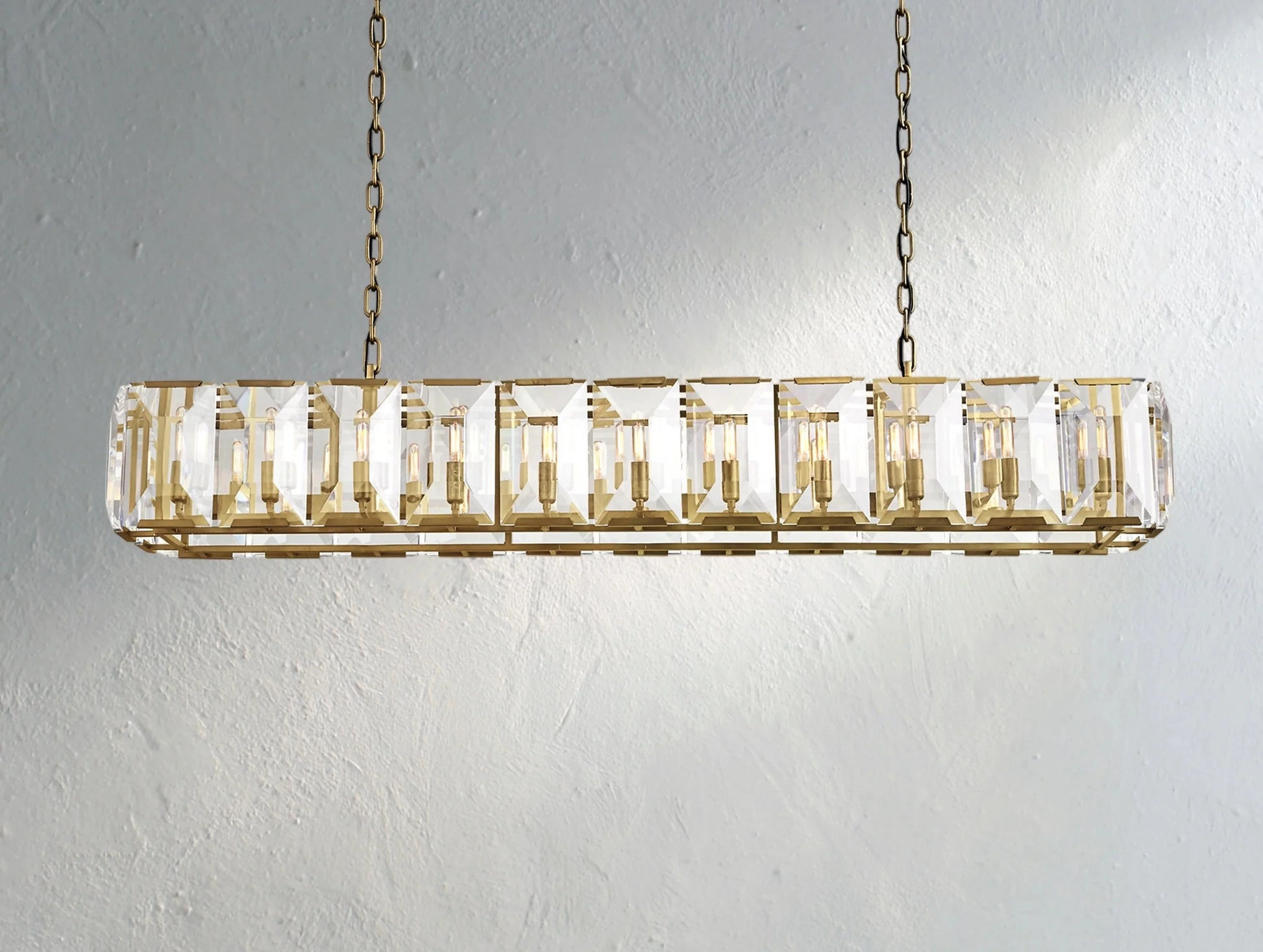 Valonne Crystal Rectangular Chandelier ARDENEL