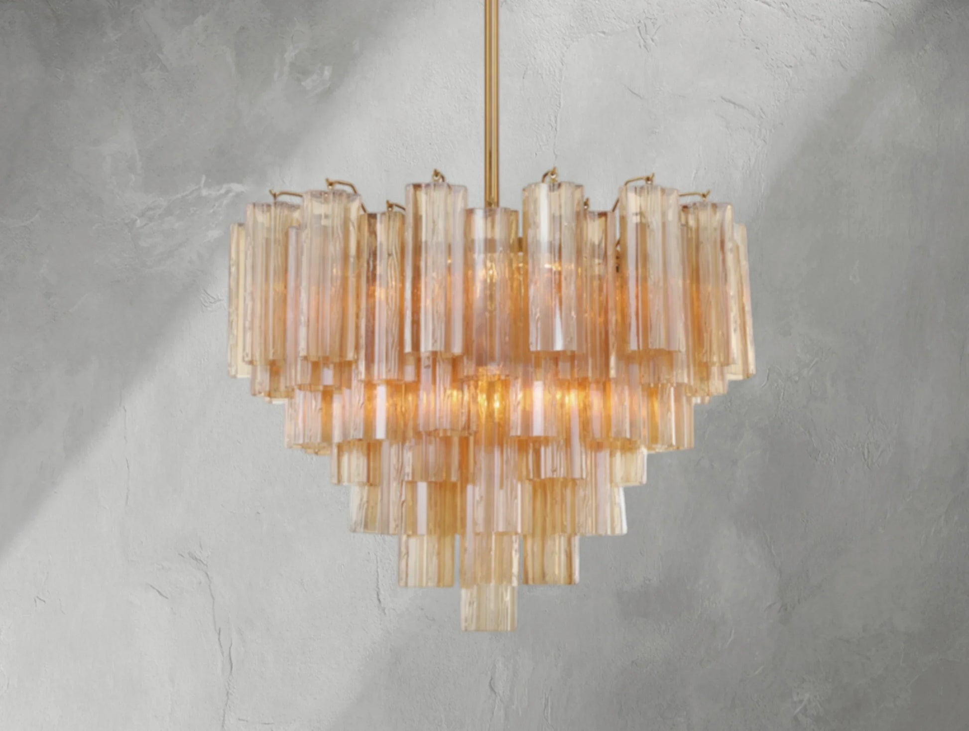 Adois Glass Multi-layer Round Chandelier - ARDENEL