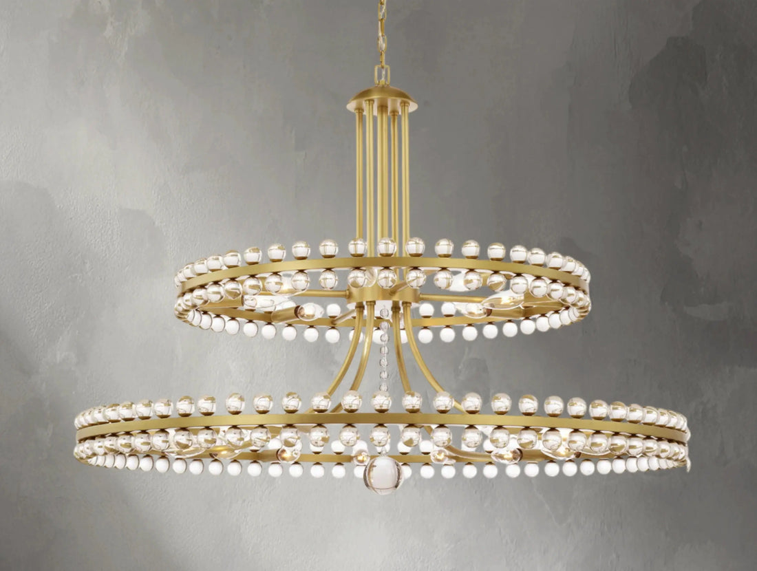 Karachi Two-Tier Round Chandelier ARDENEL