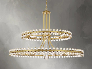 Karachi Two-Tier Round Chandelier ARDENEL