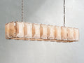 Valonne Calcite Rectangular Chandelier ARDENEL