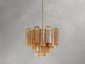 Adois Glass Tiered Round Chandelier - ARDENEL