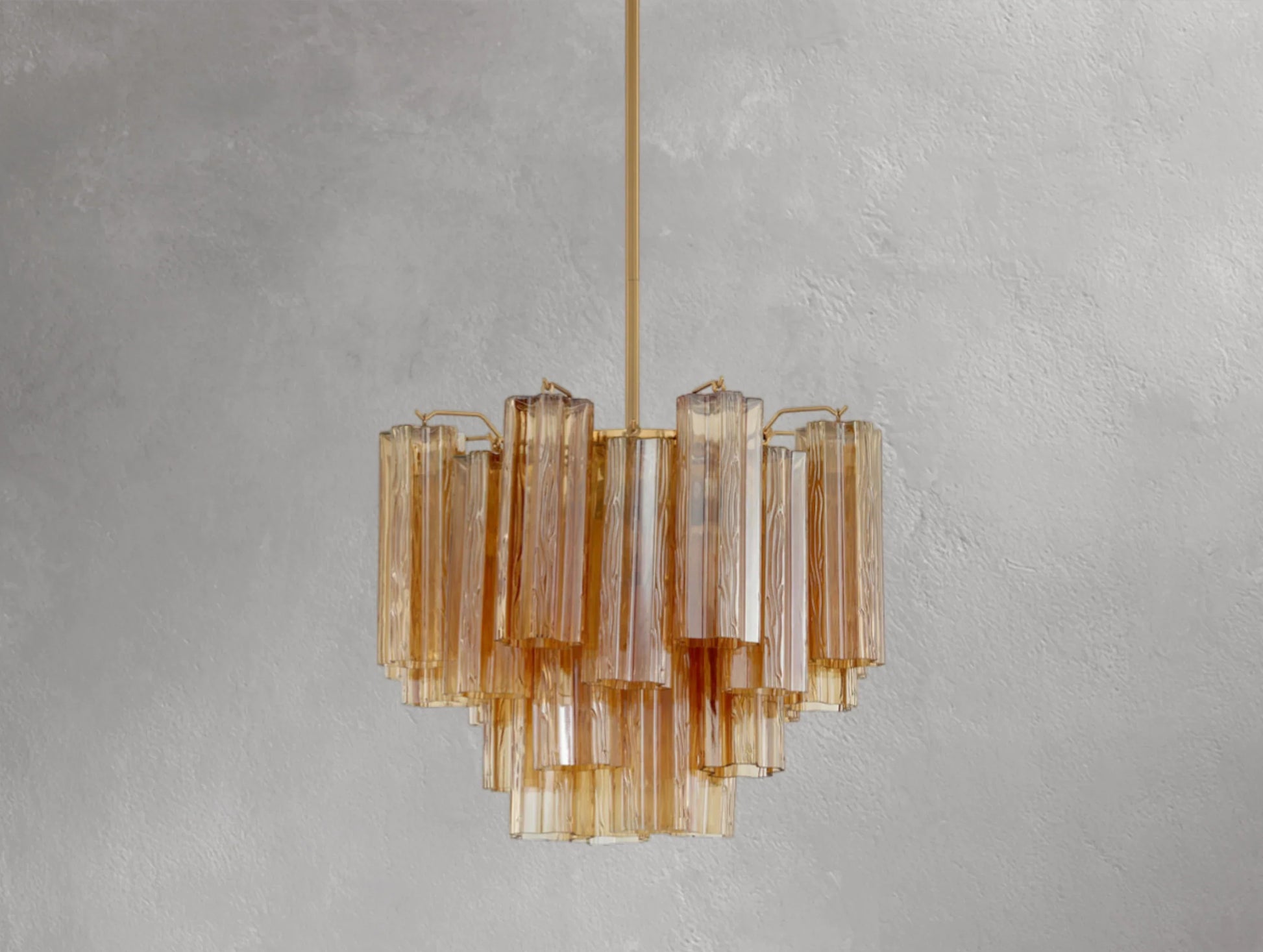 Adois Glass Tiered Round Chandelier - ARDENEL
