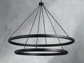 Pelta Two-Tier Round Chandelier - ARDENEL