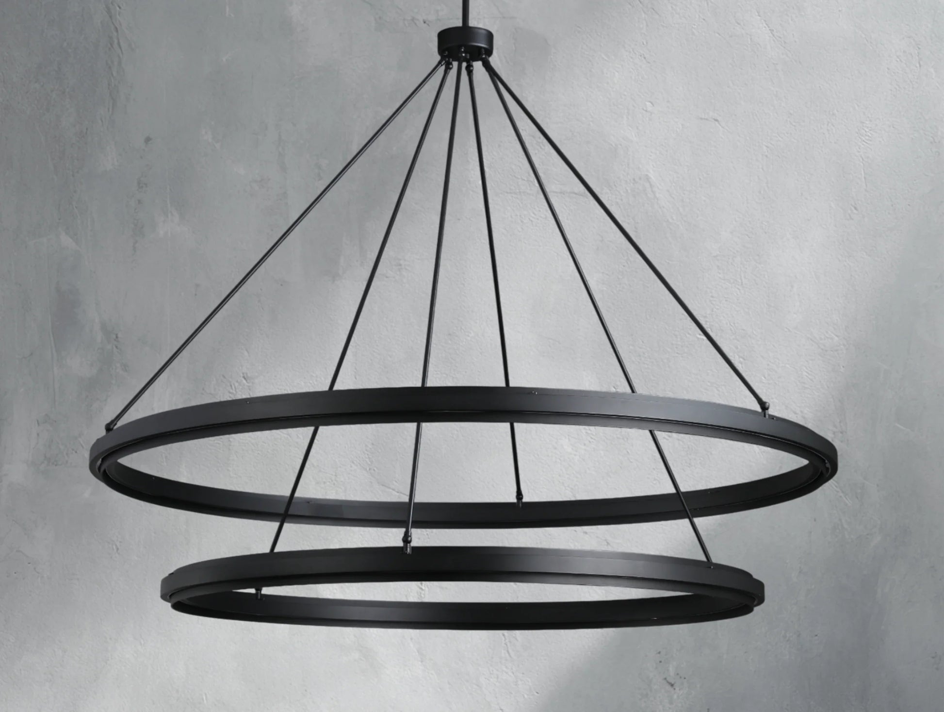 Pelta Two-Tier Round Chandelier - ARDENEL
