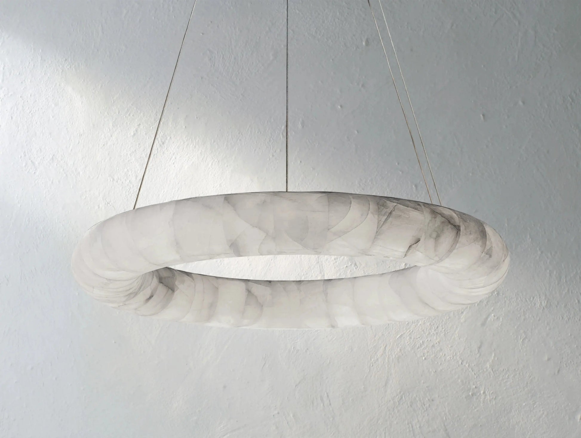 Hamary Round Alabaster Chandelier ARDENEL