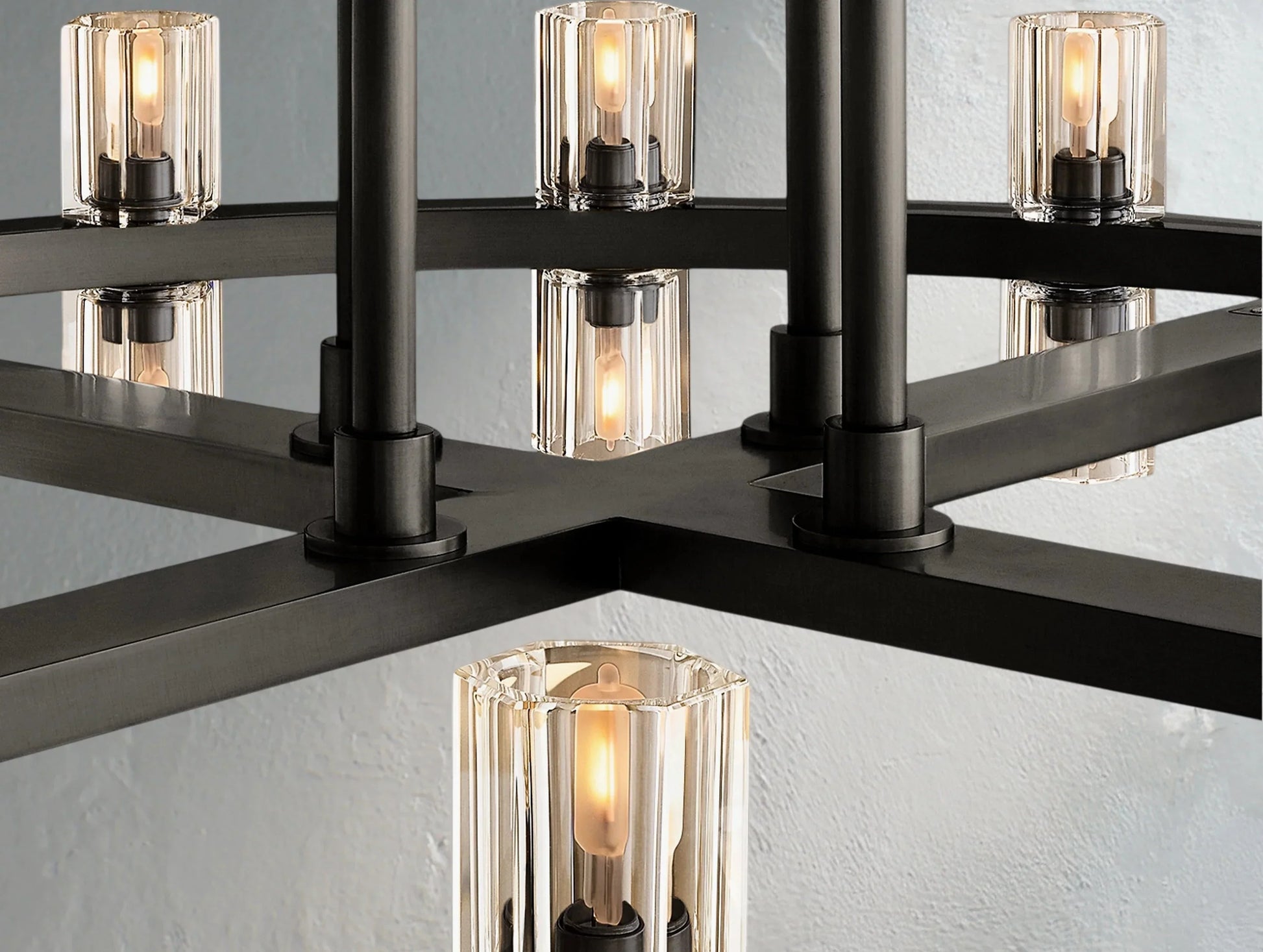 Gearra LED Round Two-Tier Chandelier ARDENEL