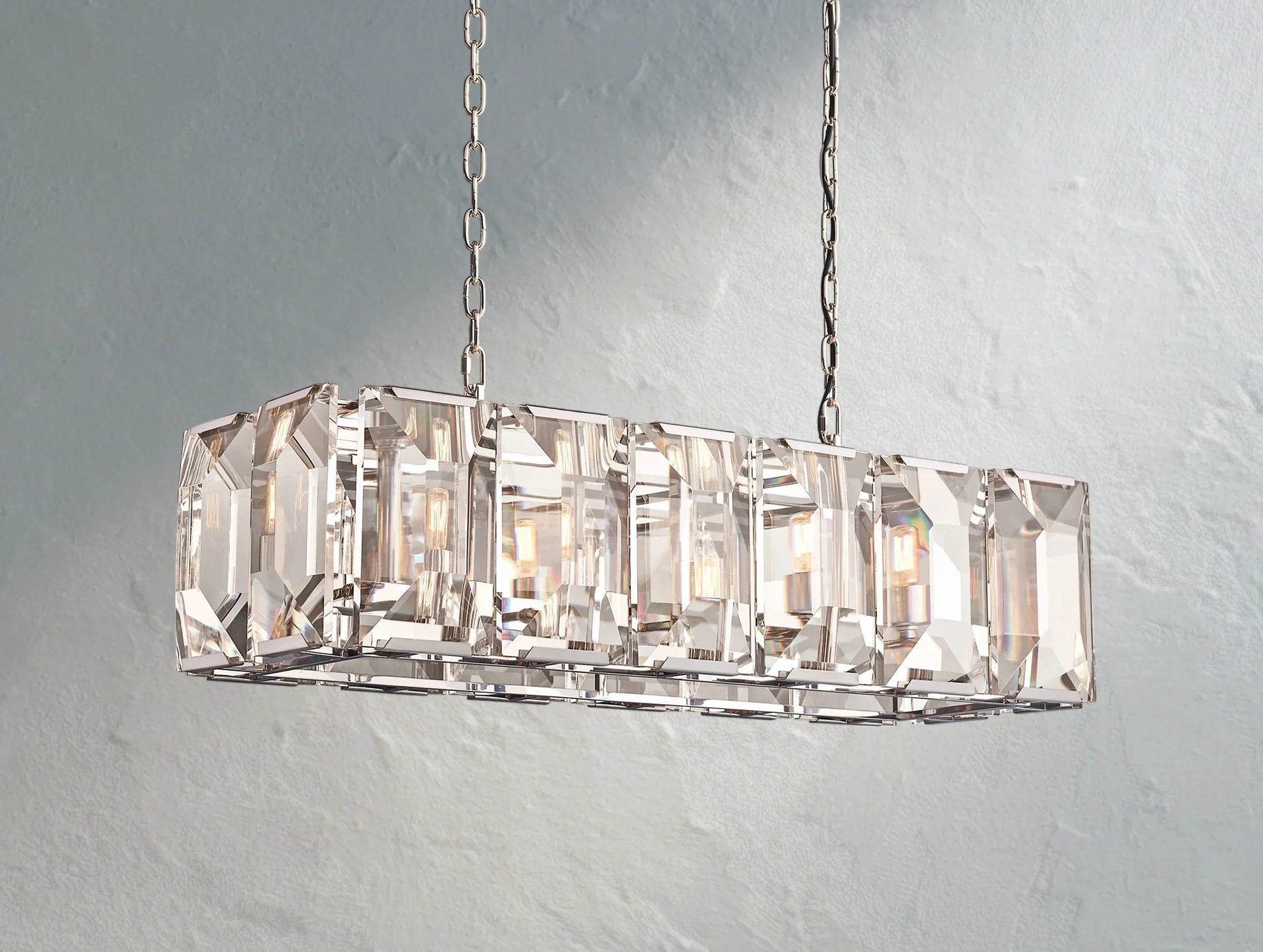 Valonne Crystal Rectangular Chandelier ARDENEL