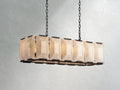 Valonne Calcite Rectangular Chandelier ARDENEL