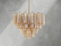 Adois Glass Multi-layer Round Chandelier - ARDENEL