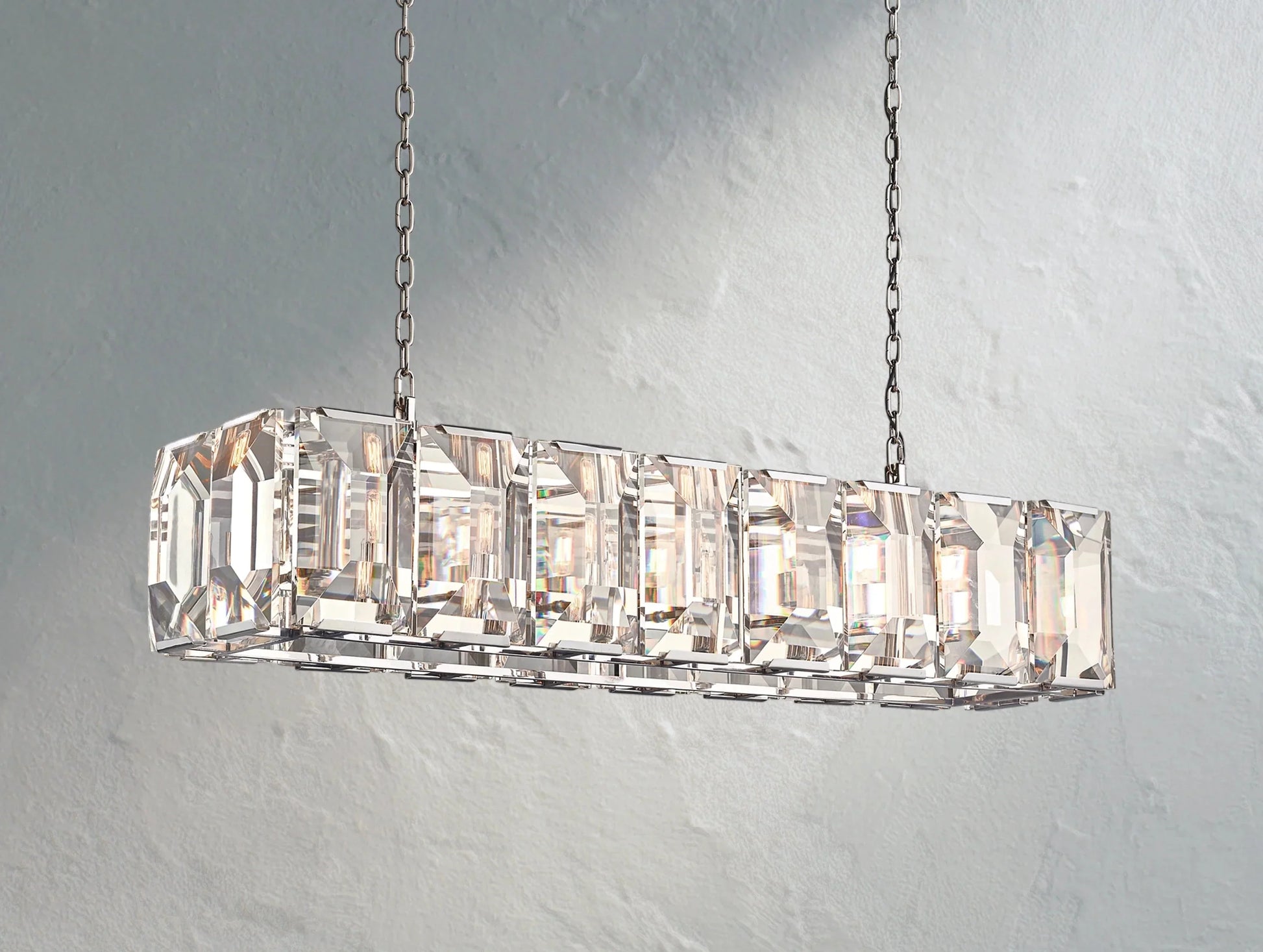 Valonne Crystal Rectangular Chandelier ARDENEL
