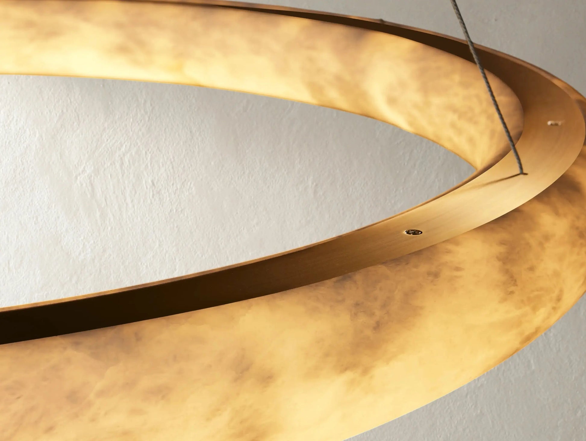Hamary Round Alabaster Chandelier ARDENEL
