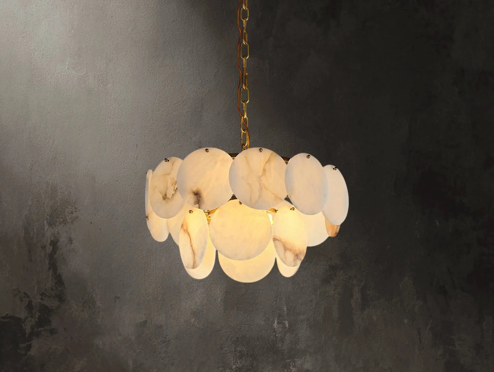 Lunaria Alabaster Chandelier ARDENEL